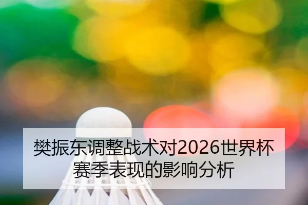 樊振东调整战术对2026世界杯赛季表现的影响分析